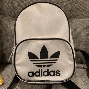 Adidas Santino White and Black Mini Backpack